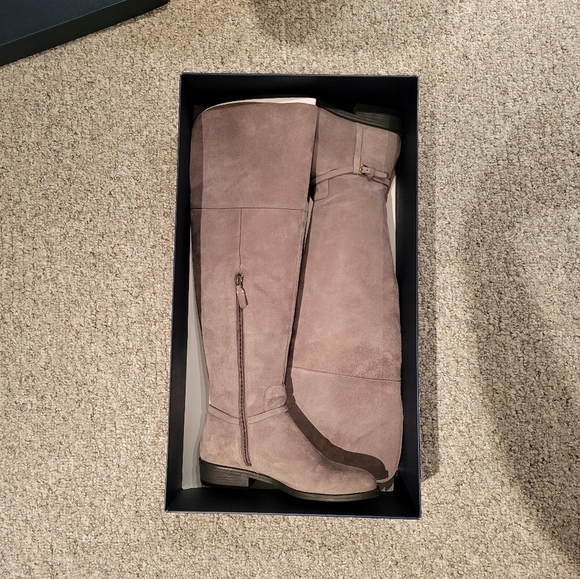 Cole Haan Over the Knee Suede Boots - Picture 2 of 6